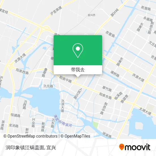 润印象镇江锅盖面地图