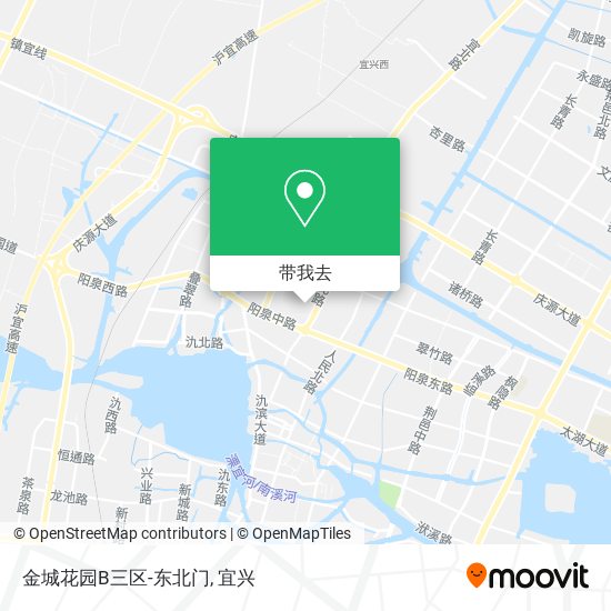 金城花园B三区-东北门地图