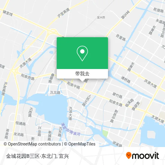 金城花园B三区-东北门地图