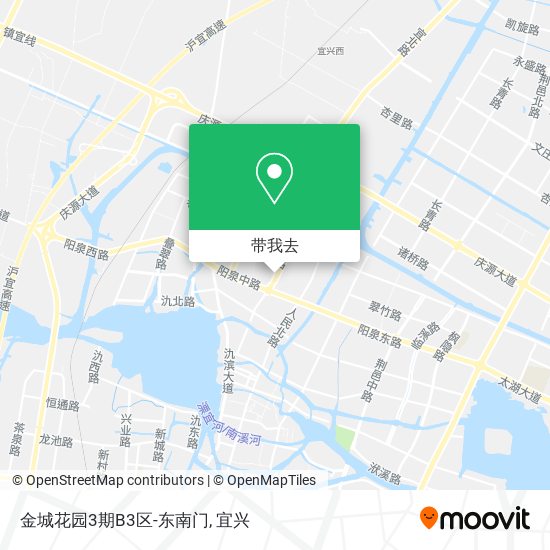 金城花园3期B3区-东南门地图