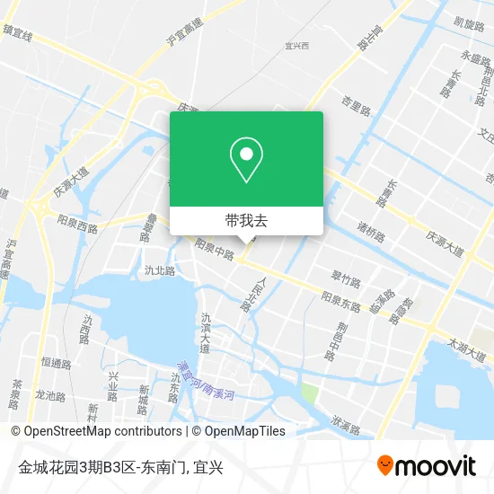 金城花园3期B3区-东南门地图
