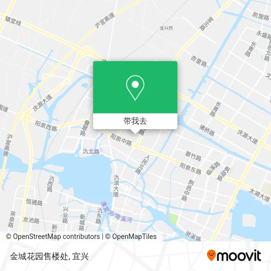 金城花园售楼处地图