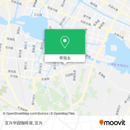 宜兴华园咖啡屋地图