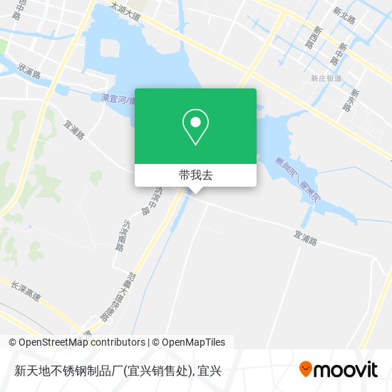 新天地不锈钢制品厂(宜兴销售处)地图