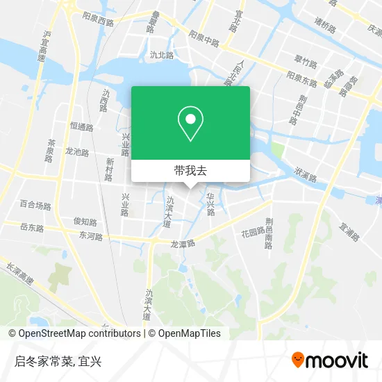 启冬家常菜地图