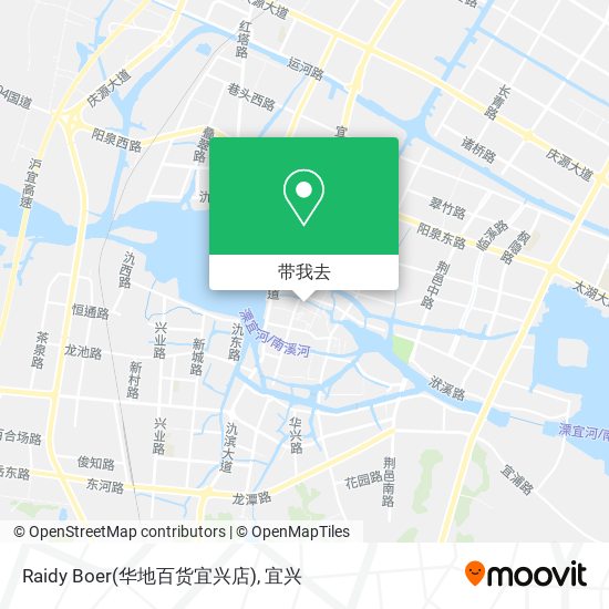 Raidy Boer(华地百货宜兴店)地图