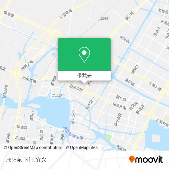 欣阳苑-南门地图