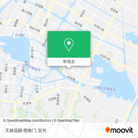 天禧花园-西南门地图