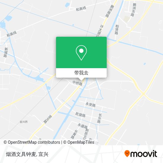 烟酒文具钟麦地图