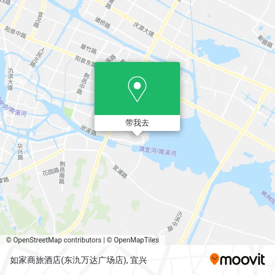 如家商旅酒店(东氿万达广场店)地图