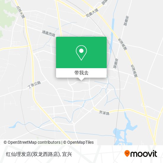 红仙理发店(双龙西路店)地图