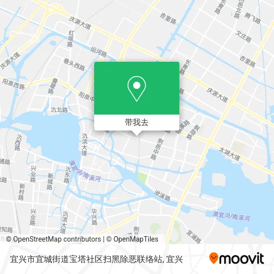 宜兴市宜城街道宝塔社区扫黑除恶联络站地图