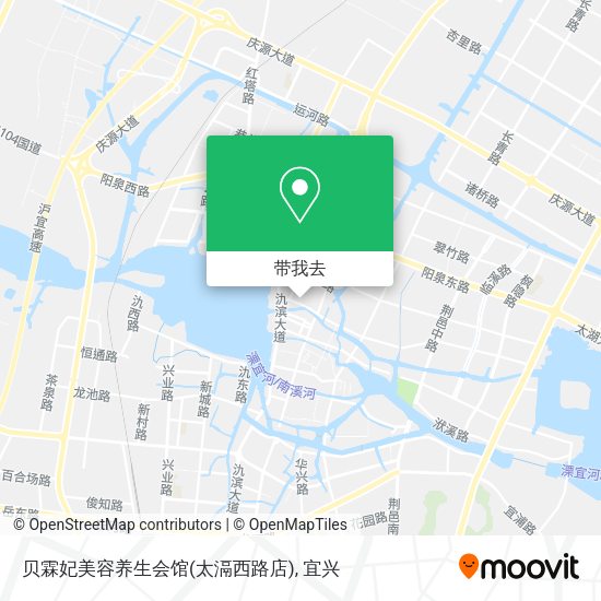 贝霖妃美容养生会馆(太滆西路店)地图