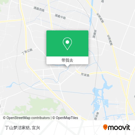 丁山梦洁家纺地图