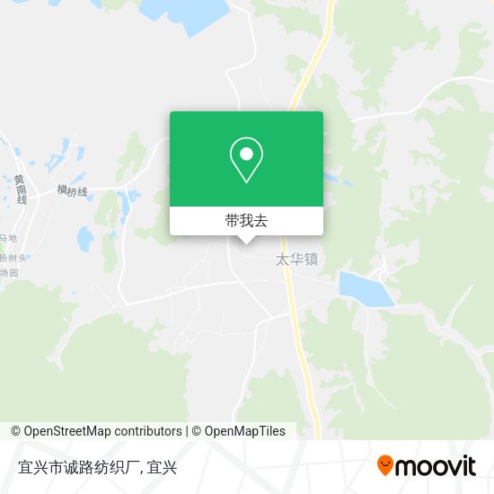 宜兴市诚路纺织厂地图