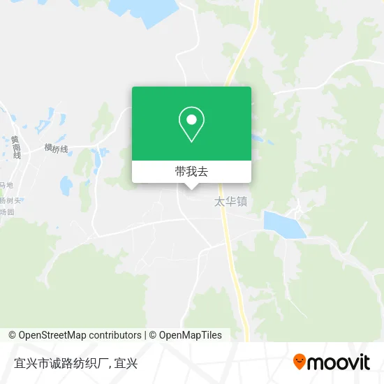 宜兴市诚路纺织厂地图