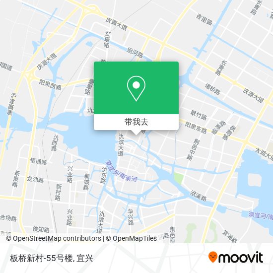 板桥新村-55号楼地图