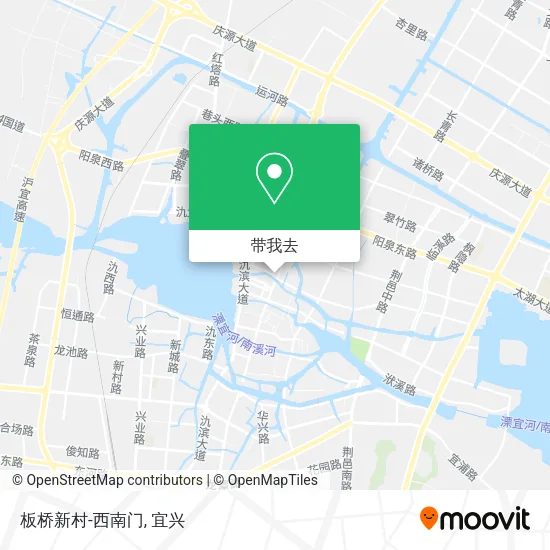 板桥新村-西南门地图