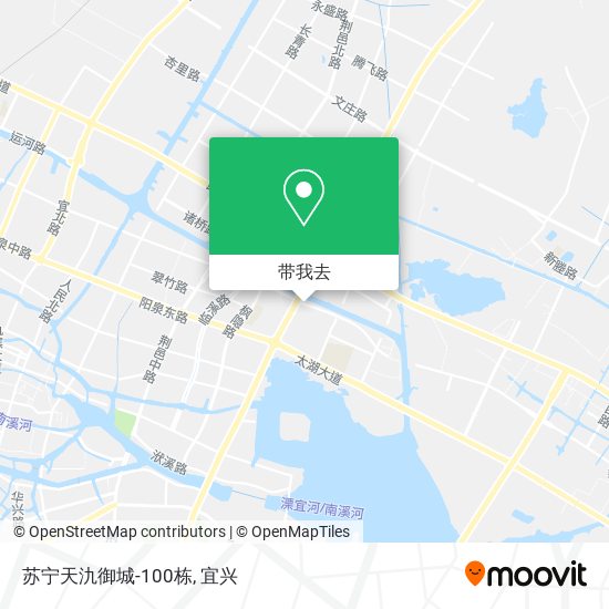 苏宁天氿御城-100栋地图