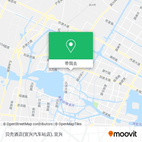 贝壳酒店(宜兴汽车站店)地图