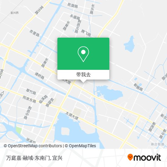 万庭嘉·融域-东南门地图