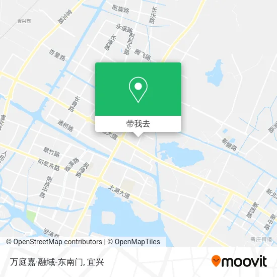 万庭嘉·融域-东南门地图