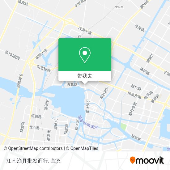 江南渔具批发商行地图