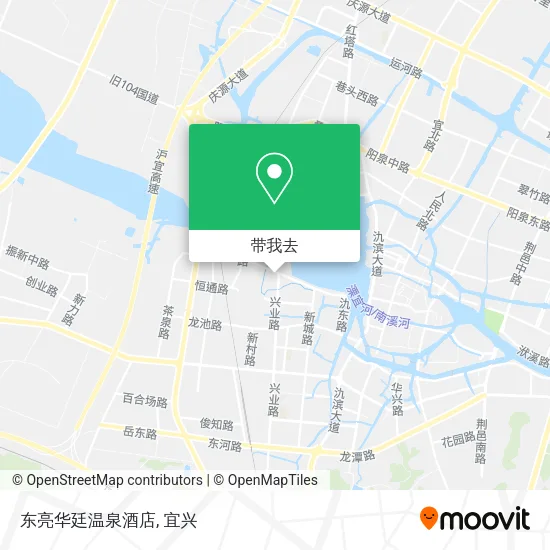 东亮华廷温泉酒店地图