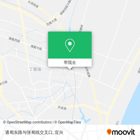 通蜀东路与张蜀线交叉口地图