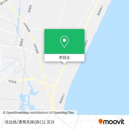 渎边线/通蜀东路(路口)地图