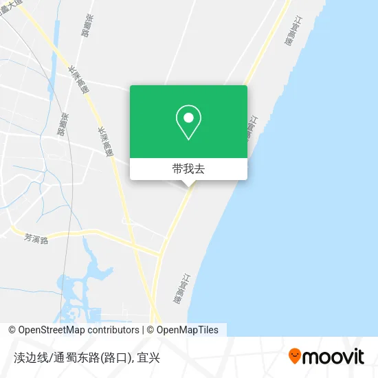 渎边线/通蜀东路(路口)地图
