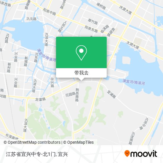 江苏省宜兴中专-北1门地图