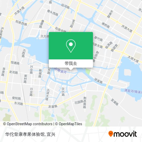 华佗骨康孝果体验馆地图