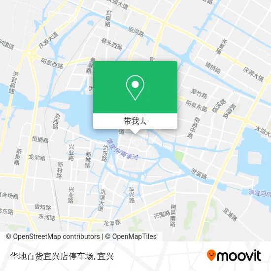 华地百货宜兴店停车场地图