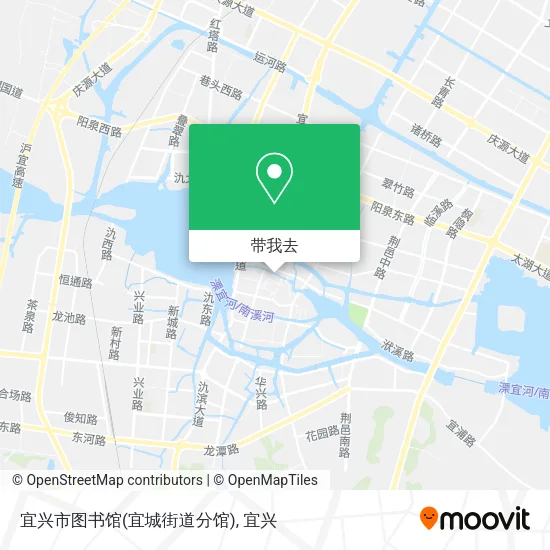 宜兴市图书馆(宜城街道分馆)地图