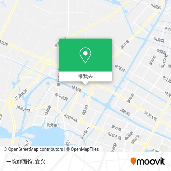 一碗鲜面馆地图