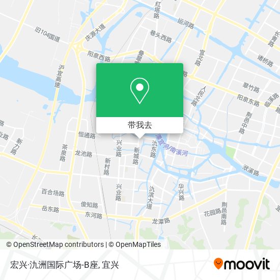 宏兴·氿洲国际广场-B座地图