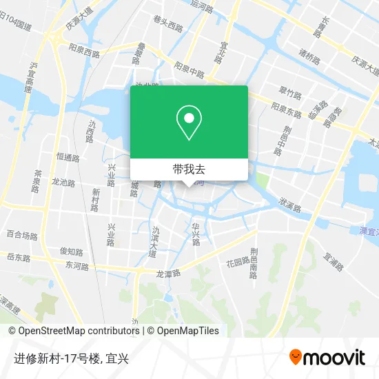 进修新村-17号楼地图