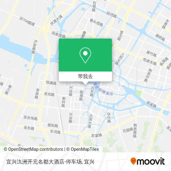 宜兴氿洲开元名都大酒店-停车场地图