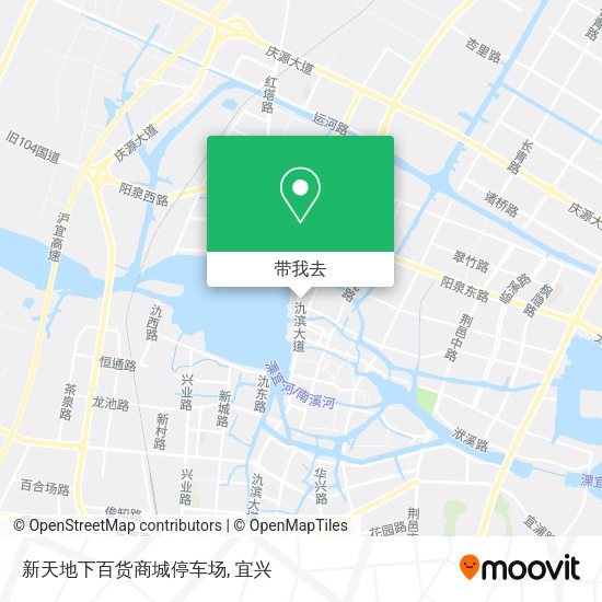 新天地下百货商城停车场地图