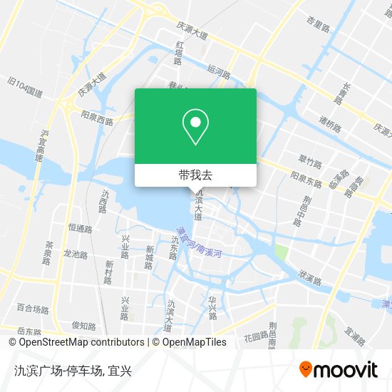 氿滨广场-停车场地图