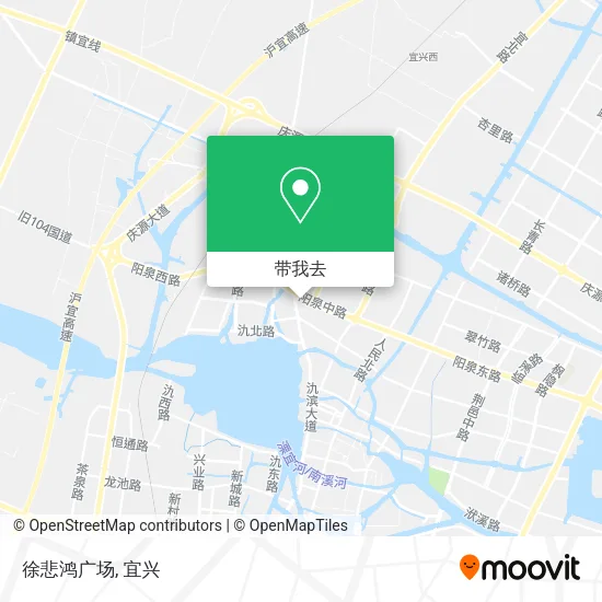 徐悲鸿广场地图