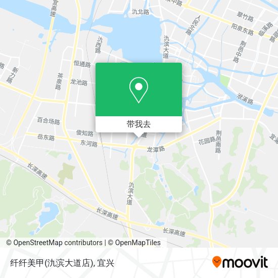 纤纤美甲(氿滨大道店)地图