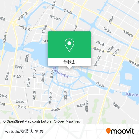 wstudio女装店地图