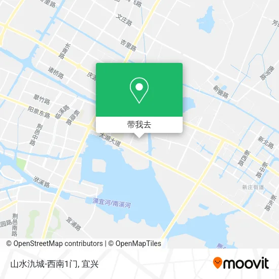 山水氿城-西南1门地图