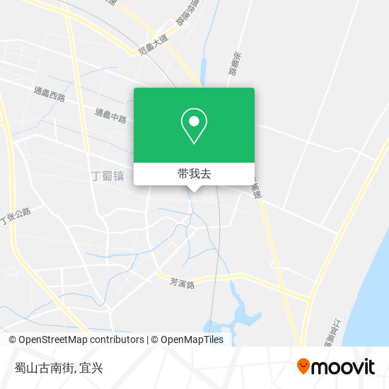 蜀山古南街地图