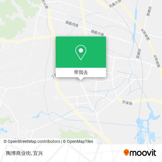 陶博商业街地图