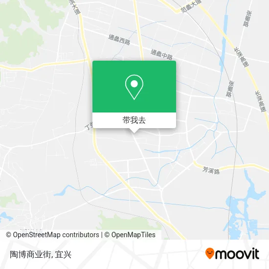陶博商业街地图