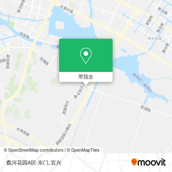 蠡河花园A区-东门地图