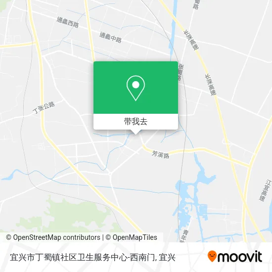 宜兴市丁蜀镇社区卫生服务中心-西南门地图